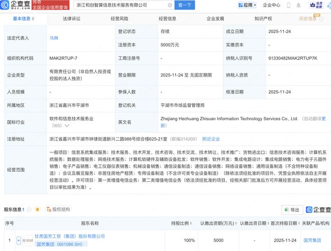 國芳集團布局新賽道 成立智算信息技術服務實體，拓展電力電子元器件銷售版圖